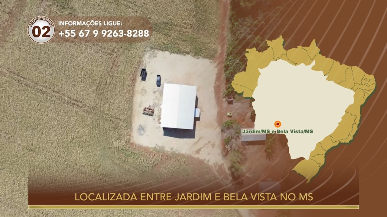 🌾 Terralmo 2: Fazenda à venda entre Jardim e Bela Vista/MS