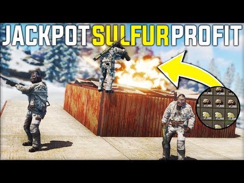 We RAIDED A RICH Clan's ARMOURED BUNKER Base That Gave Us JACKPOT SULFUR PROFIT - Rust Gameplay