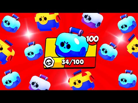 ДОНАТЫЧ ОТКРЫЛ 100 БЕСПЛАТНЫХ СУНДУКОВ I ОТКРЫТИЕ СУНДУКОВ И МЕГА ЯЩИКОВ В BRAWL STARS