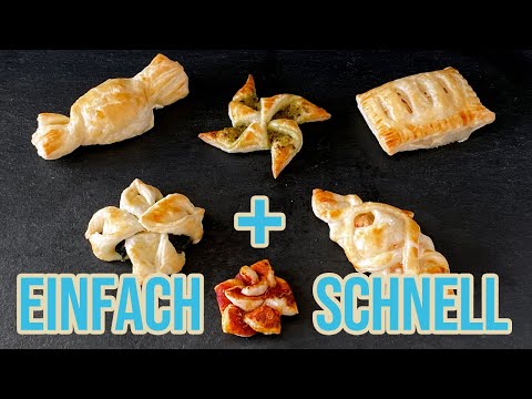 6 schnelle Blätterteig Fingerfood Rezepte zum Nachmachen - perfekt für Gäste