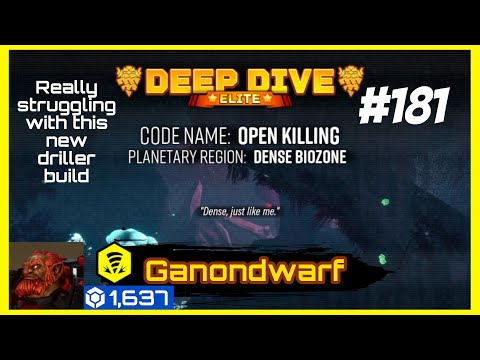 Open Killing | Elite Deep Dive Week #181 | Deep Rock Galactic