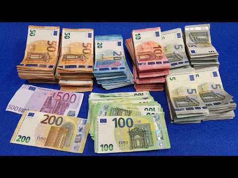 How Many Euro Banknotes? 💸 (Money Counting Challenge)
