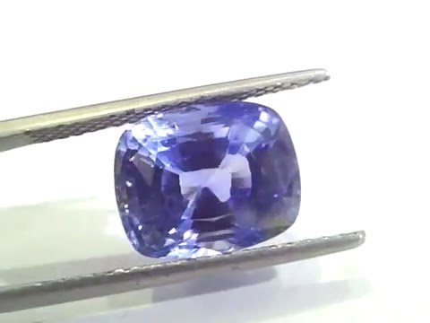 8.11 Ct IGI Certified Untreated Natural Ceylon Blue Sapphire AAA