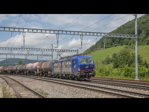 Bahnverkehr in Effingen / Trafic Ferroviaire à Effingen