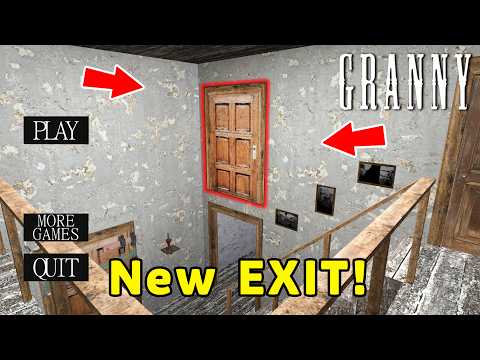 Playing as Granny vs New Secret Exit !! Update Granny - Gameplay Animation (fun mix 15)