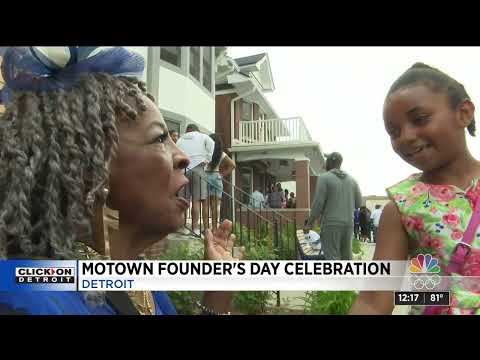 NBC WDIV Detroit - MOTOWN MUSEUM - Founders Day party! Filmed by www.ROLAND.pm