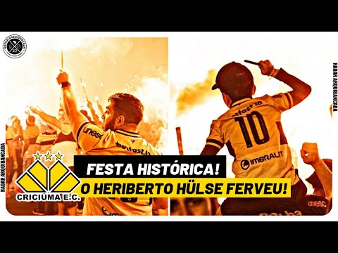 🐯 FESTA DA TORCIDA DO CRICIÚMA! A TORCIDA DO TIGRE FEZ UMA RECEPÇÃO INCRÍVEL AO TIME NO ESTÁDIO