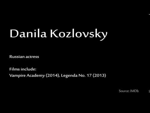 How to pronounce - Danila Kozlovsky