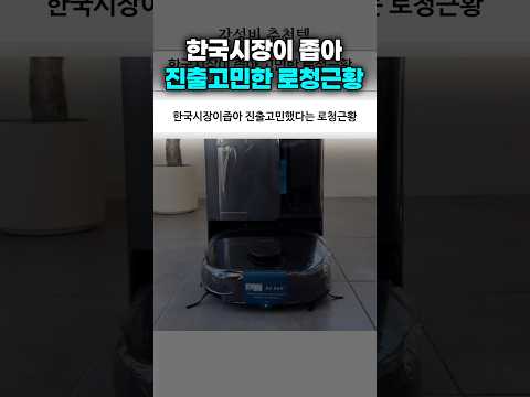 한국시장좁아 고민한 로봇청소기
