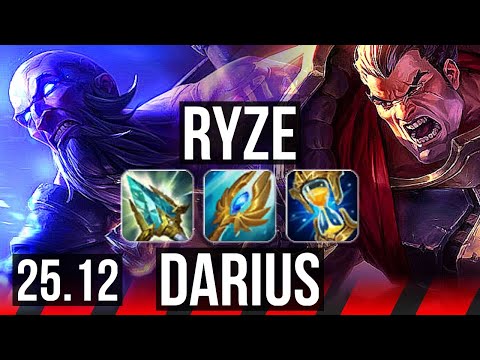 RYZE vs DARIUS (TOP) | 7/3/8 | KR Master | 25.12