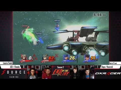 End of the Line 3 Doubles - Cheeks / ASE Vs. Slaps / Kazeroli. Losers Finals.