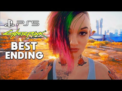 CYBERPUNK 2077 BEST ENDING [Judy Ending & Leaving Night City with Panam] "PS5 1080P 60FPS"