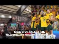 Melbourne Cricket Ground reaction to Australia win in penalty shootout vs France (August 12th, 2023)