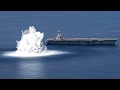 US Navy detonate a massive explosion in the Atlantic Ocean  to test their warships