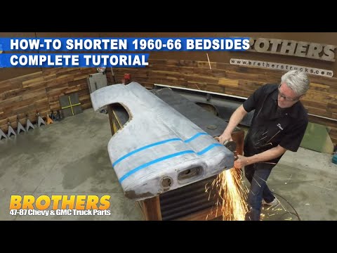 60-66 Chevy & GMC Truck / How To Shorten Bed Sides / Make your Long Bed Sides Short
