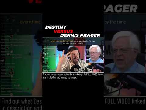 Destiny Debates Dennis Prager In Front Of Crying High School Kids