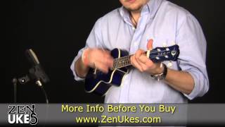 Video thumbnail for Luna Dolphin Concert Ukulele @ ZenUkes.com by Zen Ukes