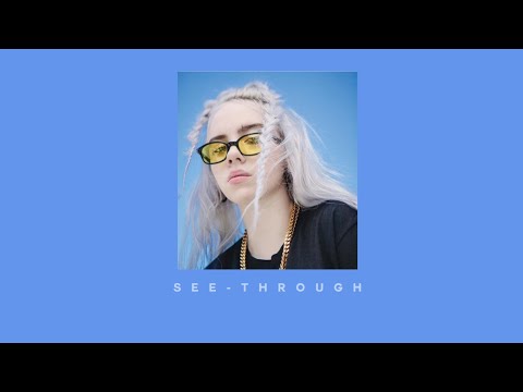 billie eilish - see through (lyric video)