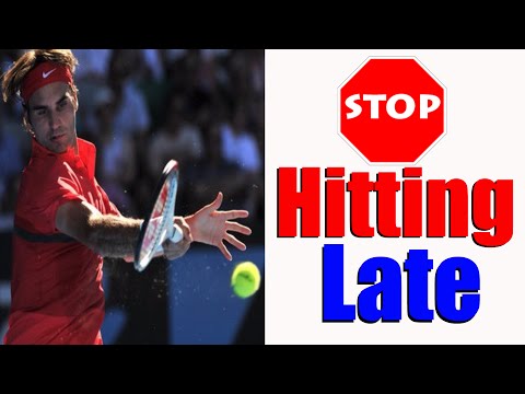 Stop Hitting Late | 5 Steps To A Perfect Contact Point | Free Tennis Lessons Online