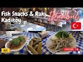 Fish Snacks Raki In Kadiköy Istanbul Türkiye Turkey 4k