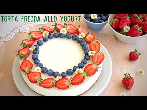 TORTA FREDDA ALLO YOGURT Ricetta Facile Senza Cottura - Fatto in Casa da Benedetta