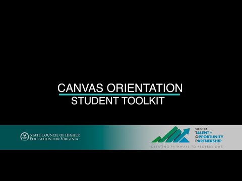 Student Toolkit Canvas Orientation