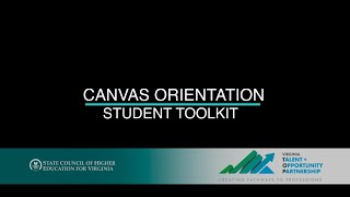 Student Toolkit: Canvas Orientation