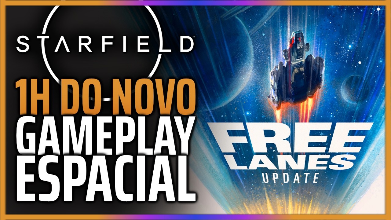 1h do NOVO GAMEPLAY ESPACIAL do Starfield no New Game+: Update Free Lanes 🚀