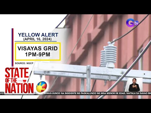 Red Alert, itinaas sa Luzon Grid; Visayas Grid, inilagay sa Yellow Alert dahil sa pagnipis… SONA