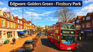 ☀️ A Sun-Drenched North London Crossing: Edgware to Finsbury Park via 240 & 210