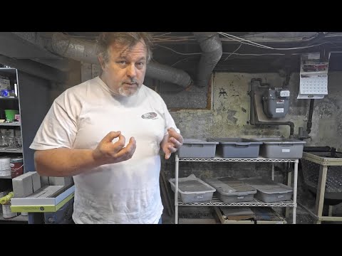 Check finishing tubs to remove & relocate baited worms - vermicomposting