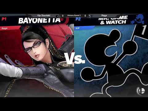 USK7 WR3 - Rage (Bayonetta) vs Kip Souvlaki (Mr. Game & Watch) - Smash Ultimate