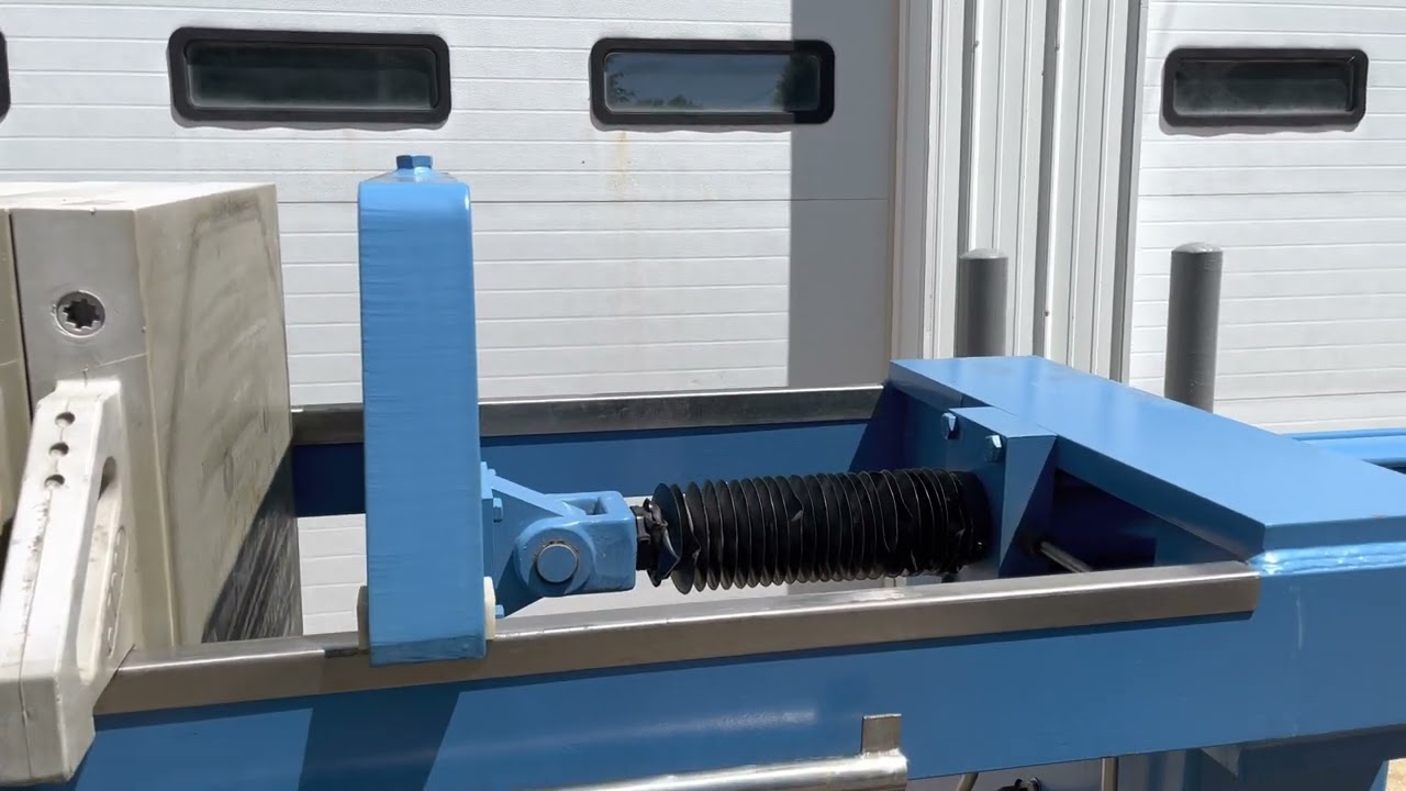 JWI J-Press, 3 Cubic Foot - 11 Plate Gasketed Hydraulic Filter Press - 630mm Plates