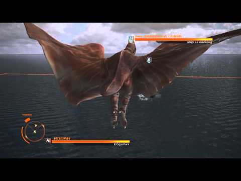 GODZILLA kick of death Rodan win