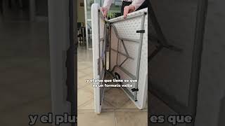 Video de Mesa plegable de plástico tipo valija para jardín, camping y playa Utile 150 cm