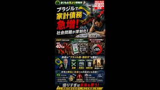 ブラジル、“借金地獄”が崩壊寸前… #ニュース解説 #時事ネタ #国際ニュース #ブラジル #借金 #フィンテック #高金利 #経済ニュース