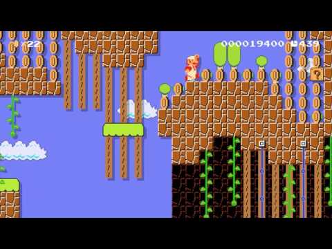 Tag With Gary efc Green Canyon ~ by Riley W ~ SUPER MARIO MAKER Raw GAMEPLAY