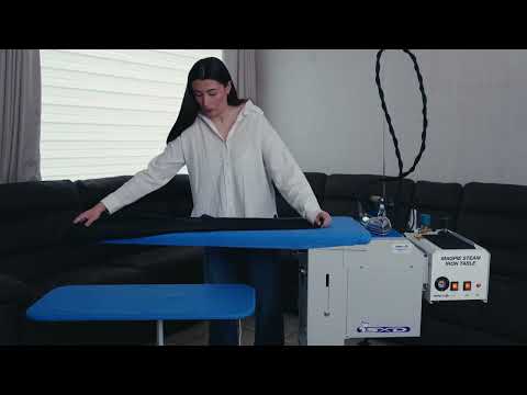 Speedy Press Magpie 5L Boiler + De Luxe Vacuum & Heated Ironing Table Professional Ironing System