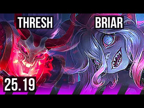 THRESH & Seraphine vs BRIAR & Sett (SUP) | 1/1/36, 16k DMG | EUW Master | 25.19