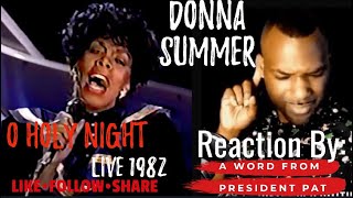Donna Summer - O Holy Night (SOLID GOLD 1982)-REACTION VIDEO