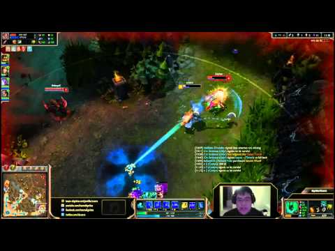 Scarra playing thresh support (SEASON 4)