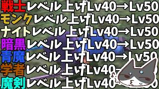 【⚔轟くFF11】戦モ暗ナ青学剣レベル上げLv40→Lv50【復帰プレイ#341】