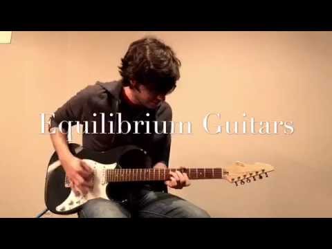 Zach Comtois shreds on the Blue Meanie made by Equilibrium Guitars