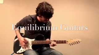 Zach Comtois shreds on the Blue Meanie made by Equilibrium Guitars