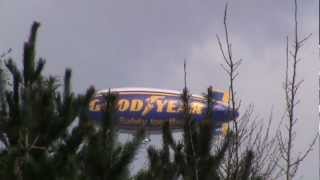 preview picture of video 'GOODYEAR  Blimp flying over Adlington'