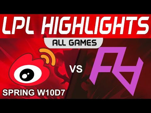 WBG vs RA Highlights ALL GAMES LPL Spring Season 2023 W10D7 Weibo Gaming vs Rare Atom by Onivia