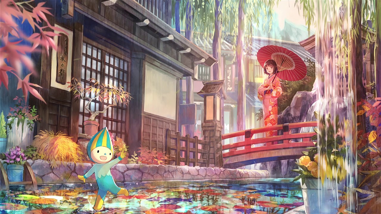 Wallpaper Engine: Shrine Girl ❖ Relaxing Music