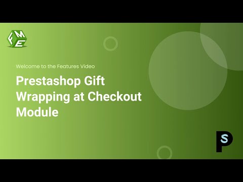 Prestashop Gift Wrapping at Checkout Module