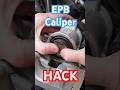Electric Parking Brake Caliper Hack How To Retract EPB Caliper Piston Using 12V Battery Epb Diy
