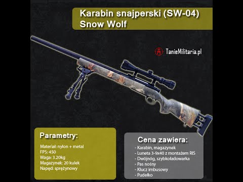 KARABIN SNAJPERSKI (SW-04) FIRMY SNOW WOLF - TANIEMILITARIA.PL